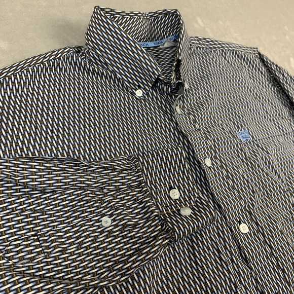Cinch Other - Cinch Shirt Mens Small Geometric Long Sleeve Button Down Western Rodeo Cowboy